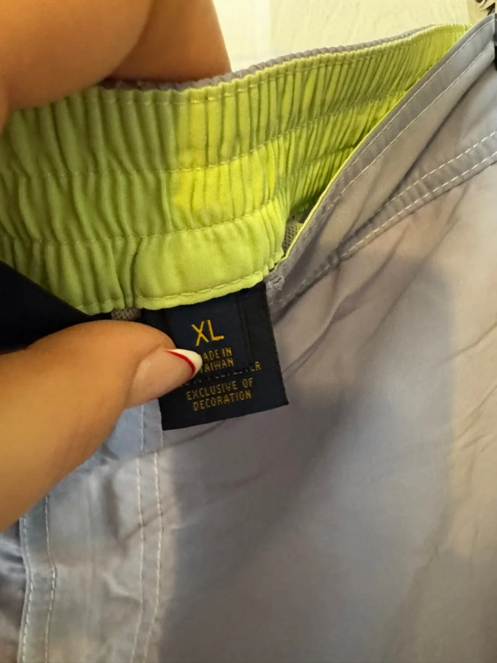 Polo Ralph Lauren Purple & Lime Green Swim Trunks Men's Size XL